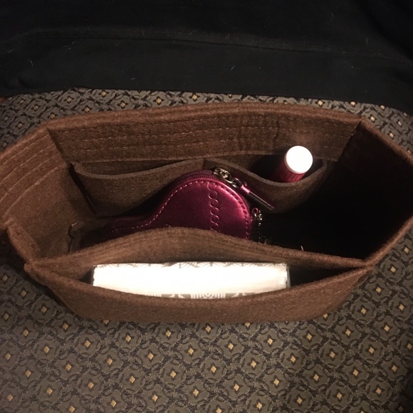 Purse insert XS rich Brown shaper pouchette - Picture 4 of 5